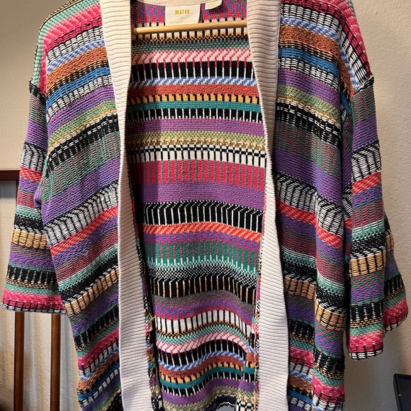 Anthropologie Sweaters - Anthropologie Maeve Colorful Knit Cardigan